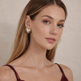 Abigail Heart Stud Earrings