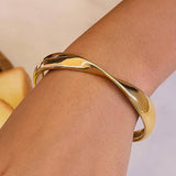 Isolde Twist Cuff Bracelet
