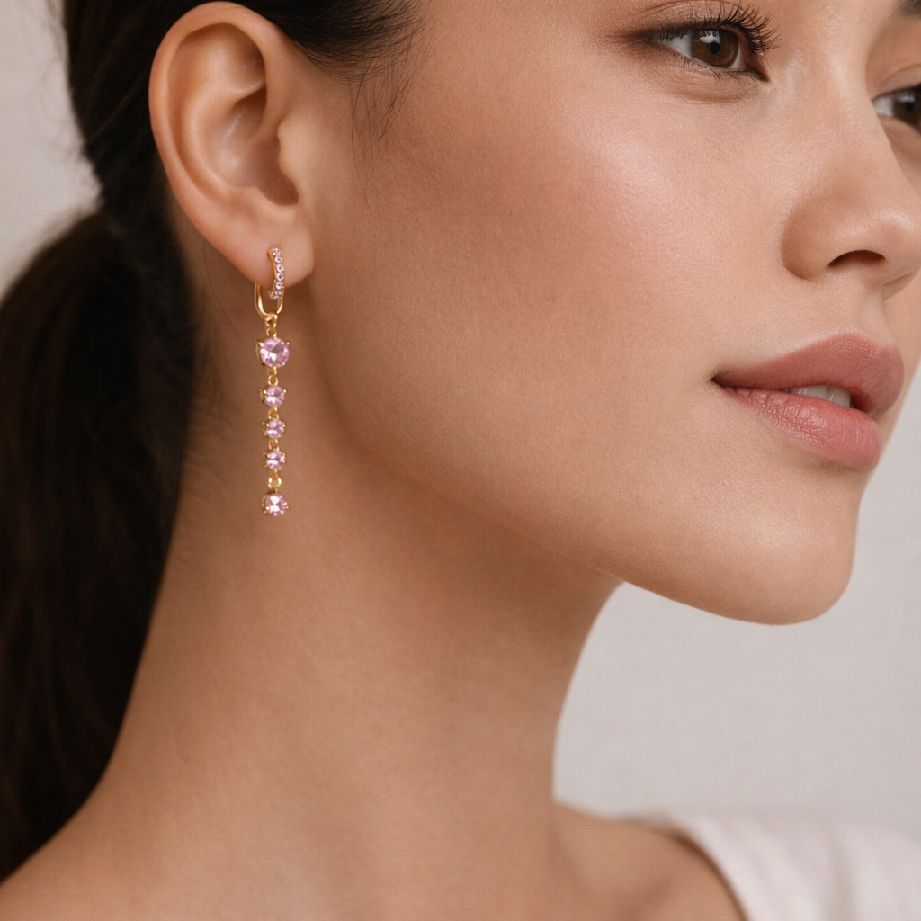 Brianna Heart Earrings