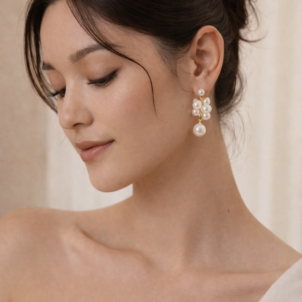 Lou Pearl Drop Earrings