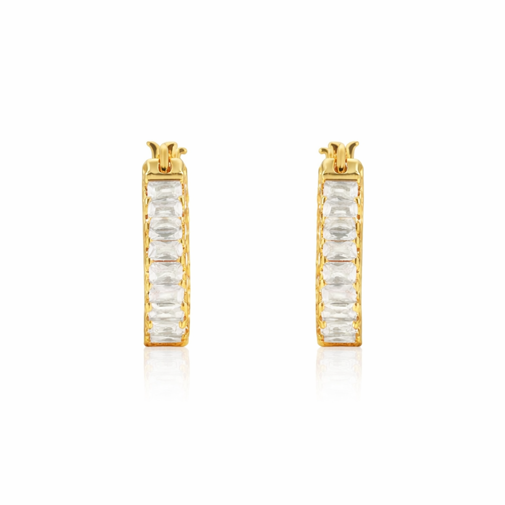 Tessa Star Hoop Earrings