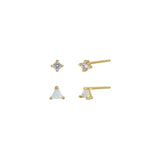 Gold Illy Earrings Set