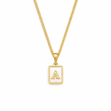 Pearl Initial Pendant Necklace