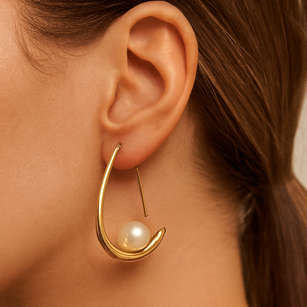Classic Pearl Drop Earrings