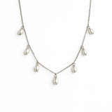 Elara Oval Pearl Necklace