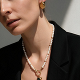 Golden Pearl Necklace