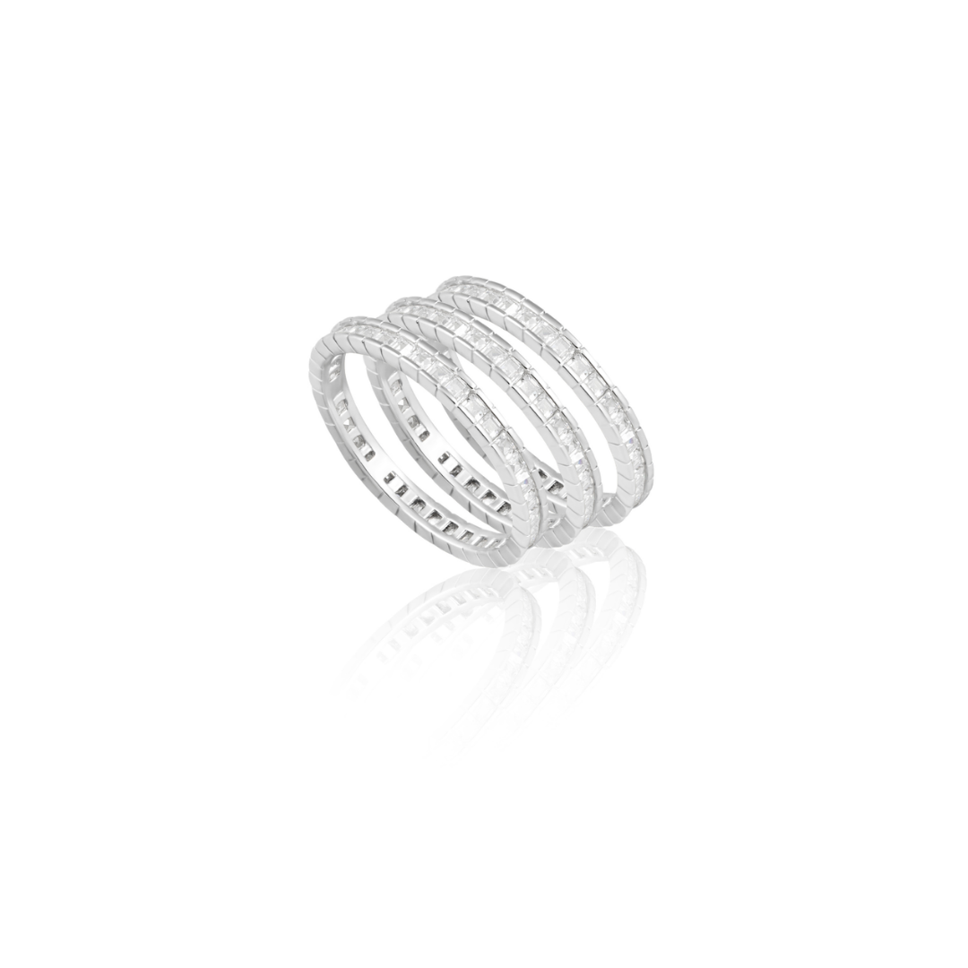 Allegra Dainty CZ Ring Set