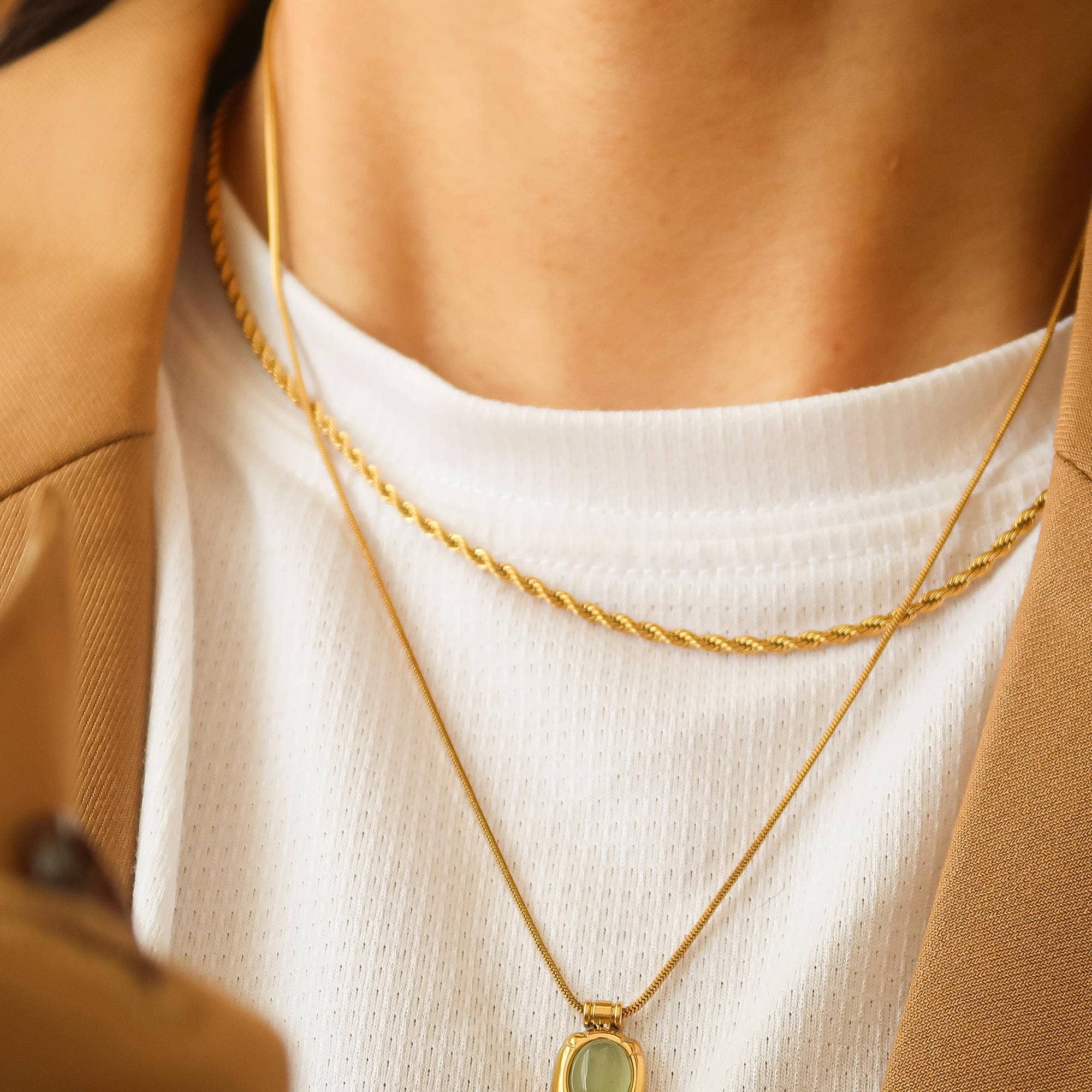 Ivy Natural Stone Necklace
