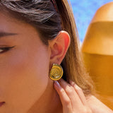 Callie Large Seashell Studs