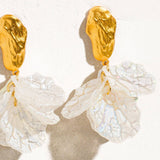Boho Floral Dangle Earrings