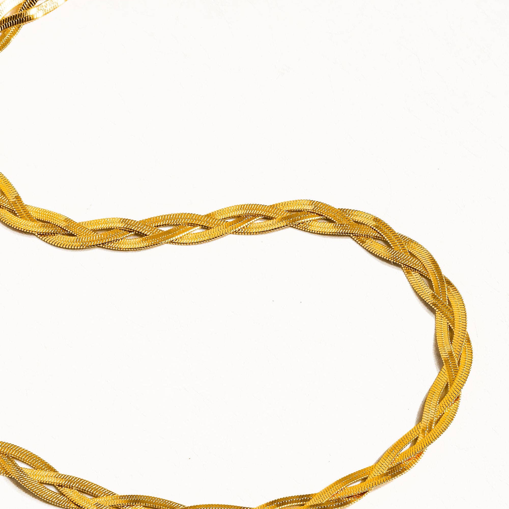 Braided Snake Chain Necklace