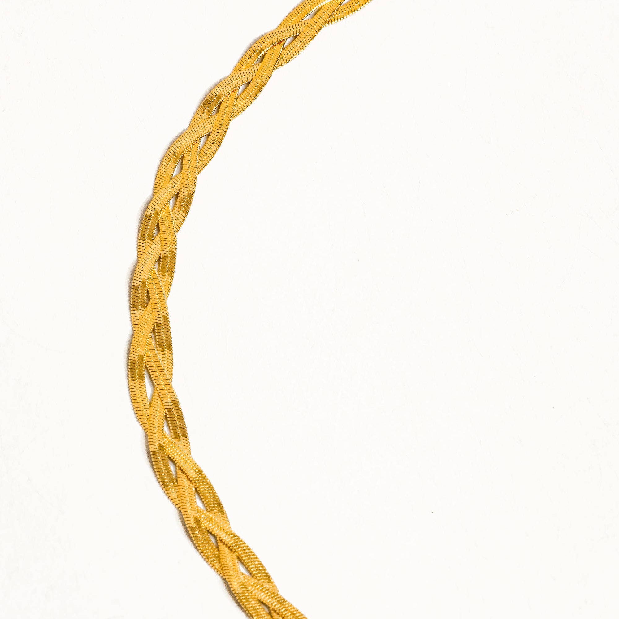 Braided Snake Chain Necklace