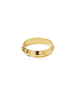 Empress Crystal Studded Ring