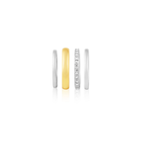 Faye Two-Tone Stackable Ring