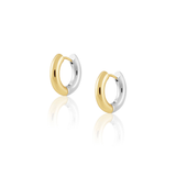 Kaia Two-Tone Hoops