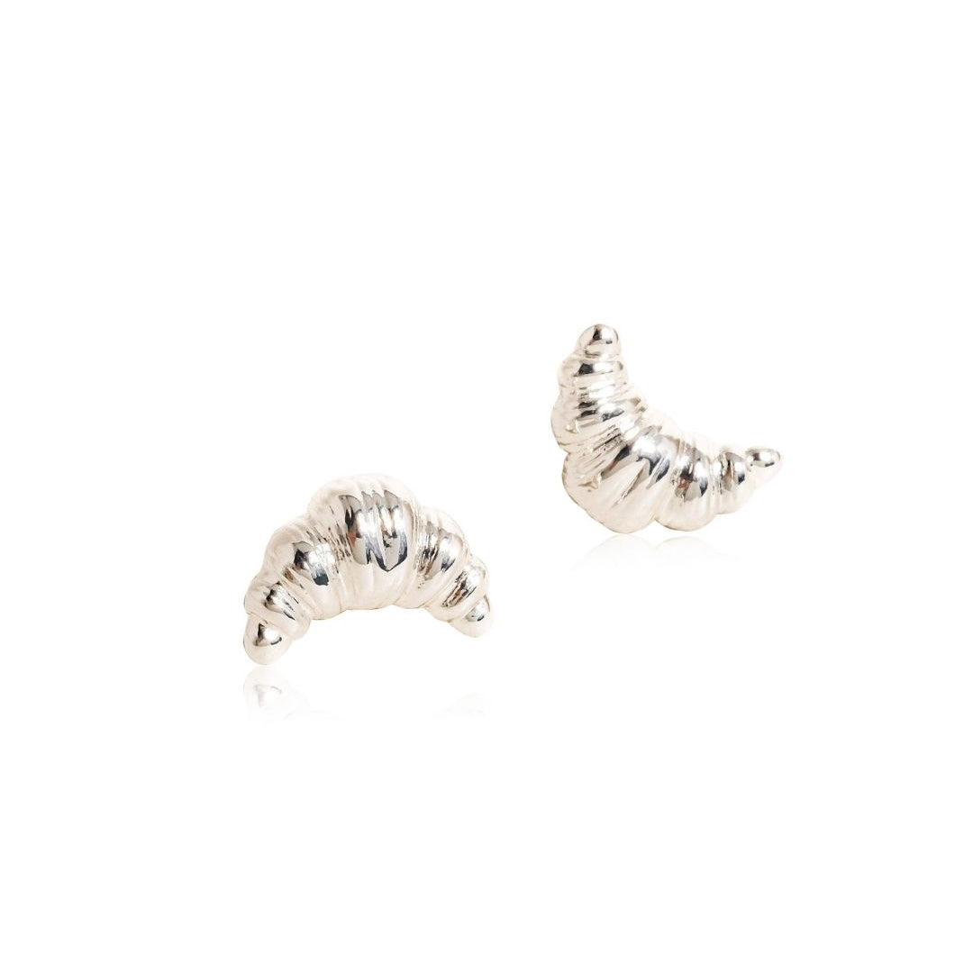 Petite Croissant Studs